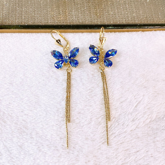 Arete de Chapa de Oro COA2764-3
