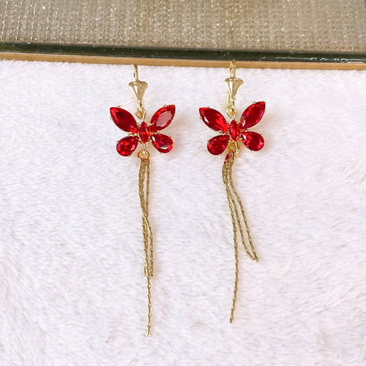 Arete de Chapa de Oro COA2764-6