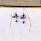 Arete de Chapa de Oro COA2765-5