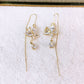 Arete de Chapa de Oro COA2765-1