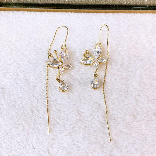 Arete de Chapa de Oro COA2765-1