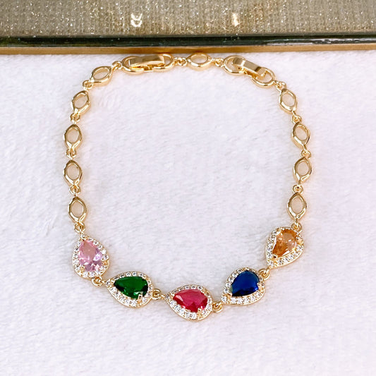 Pulsera de Chapa de Oro COP1856-3