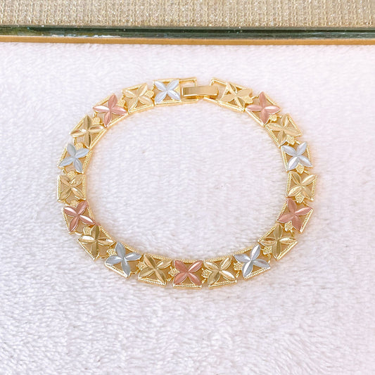 Pulsera de Chapa de Oro COP1870-1