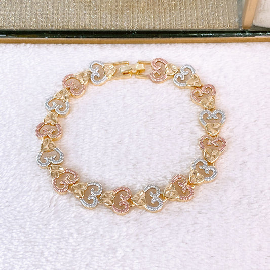 Pulsera de Chapa de Oro COP1867-1