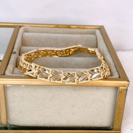 Pulsera de Chapa de Oro COP1865-1