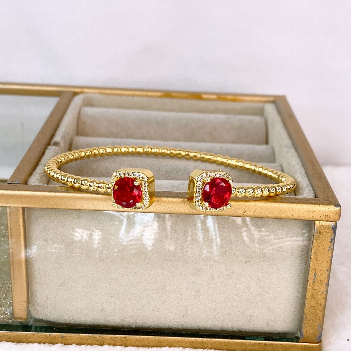 Pulsera de Chapa de Oro COP1845-2