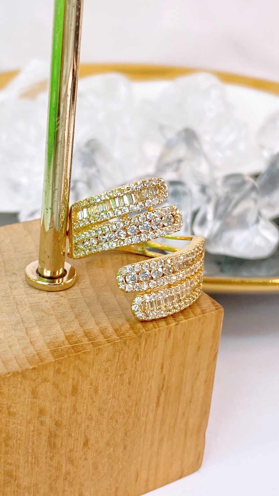 Anillo Chapa de Oro Ajustable ACO1672-1