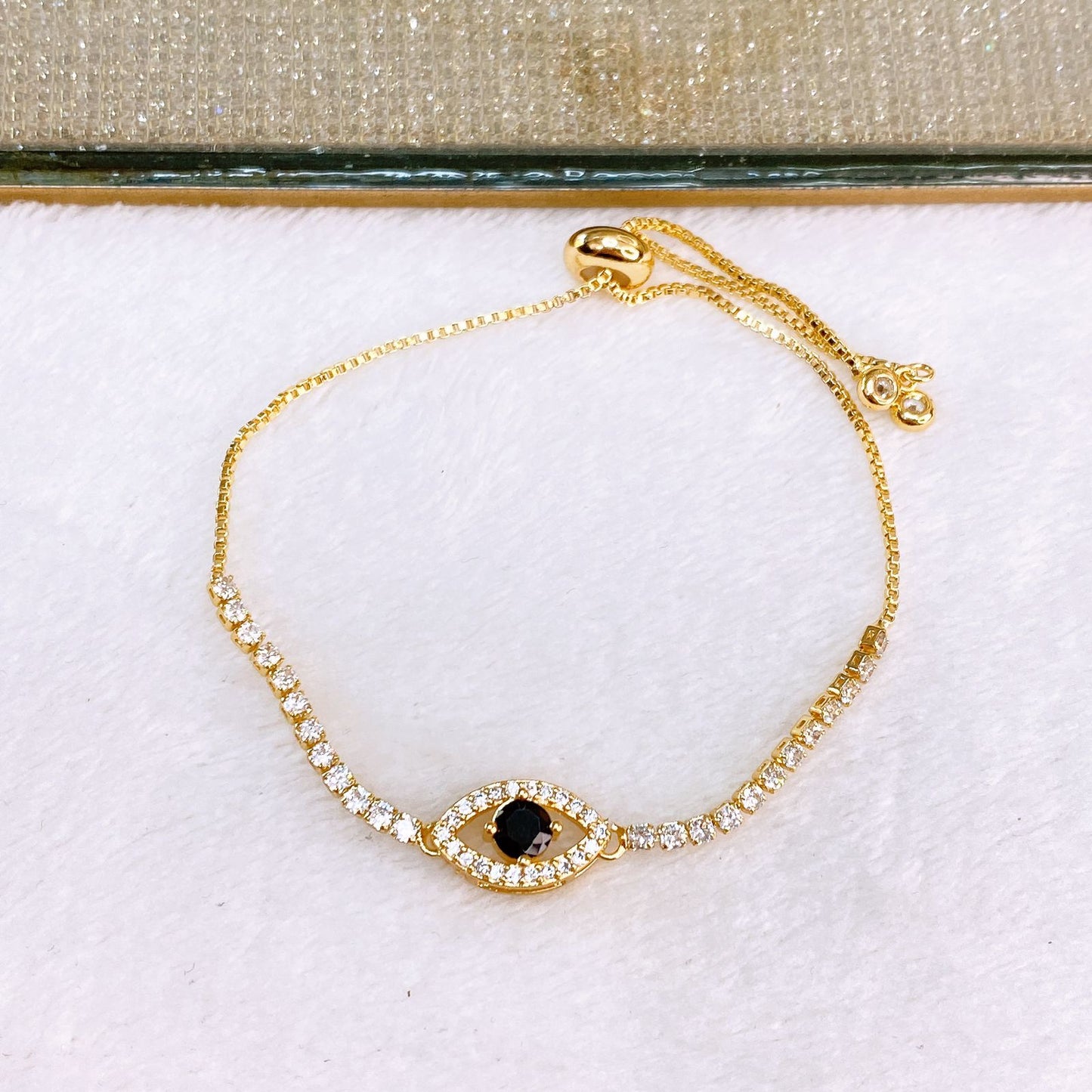 Pulsera de Chapa de Oro COP1882-1