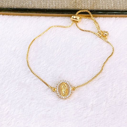 Pulsera de Chapa de Oro COP1884-1