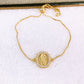 Pulsera de Chapa de Oro COP1886-1