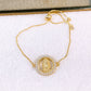 Pulsera de Chapa de Oro COP1885-1