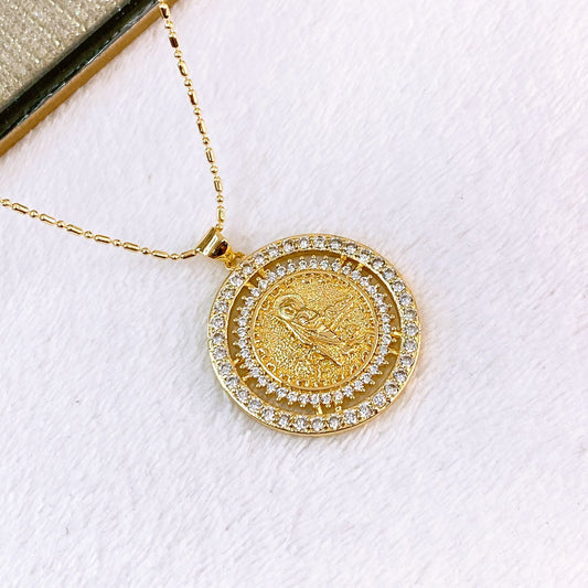 Collar de Chapa de Oro CC2494-1