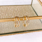 Arete de Chapa de Oro COA2822-1