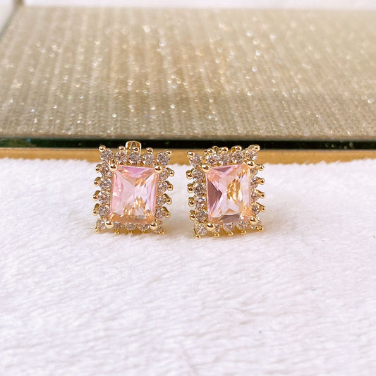 Arete de Chapa de Oro COA2783-1