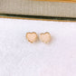 Arete de Chapa de Oro COA2805-1