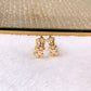 Arete de Chapa de Oro COA2791-1