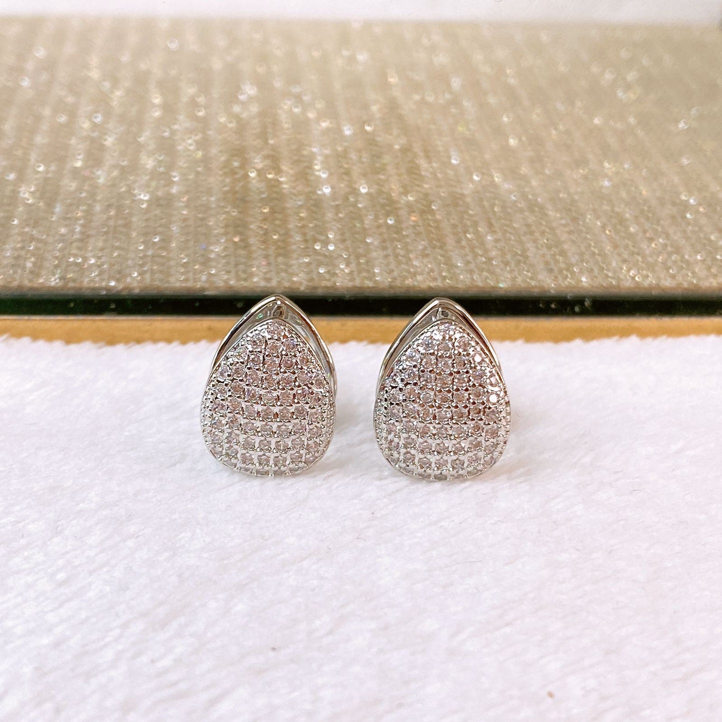 Arete de Chapa de Oro COA2800-2
