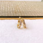 Arete de Chapa de Oro COA2781-2