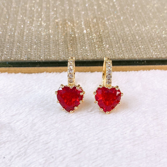 Arete de Chapa de Oro COA2784-1