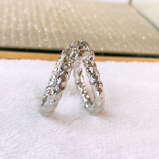 Arete de Chapa de Oro COA2793-1