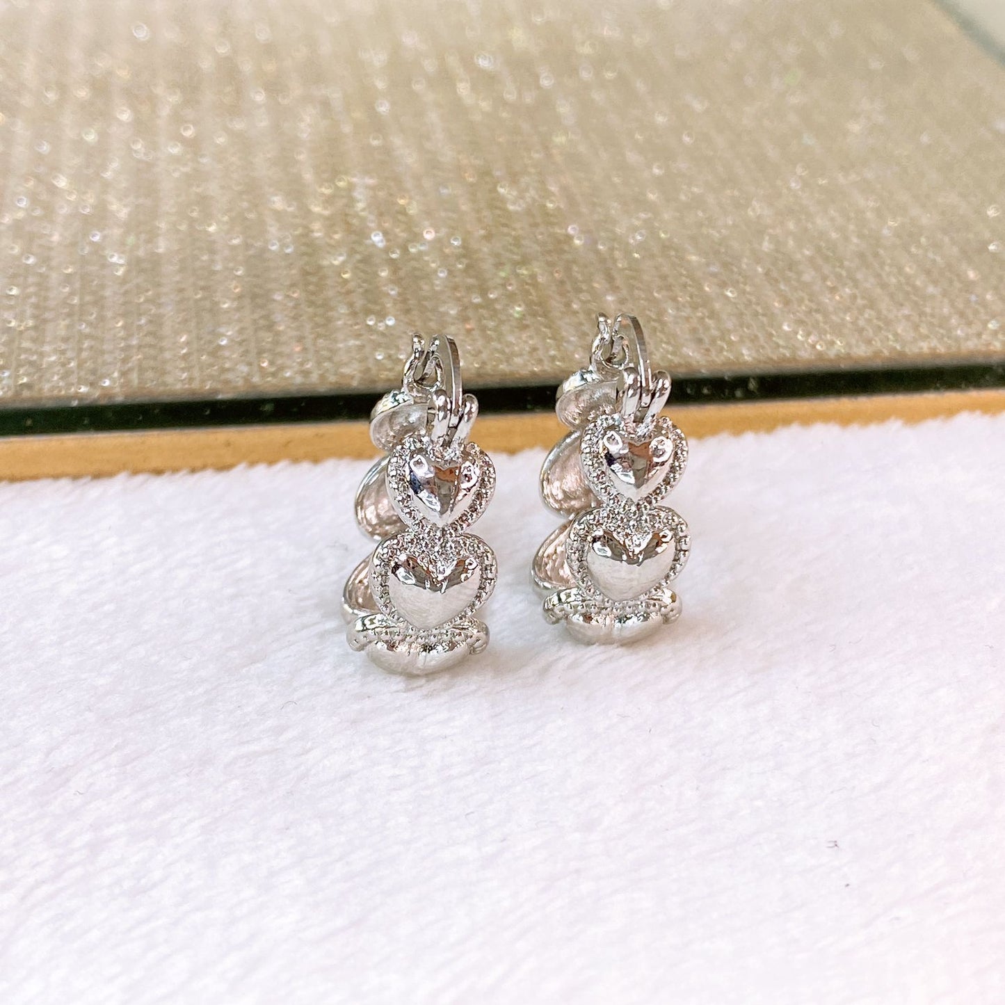 Arete de Chapa de Oro COA2790-2