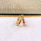 Arete de Chapa de Oro COA2781-1