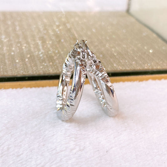 Arete de Chapa de Oro COA2793-2