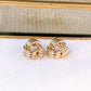 Arete de Chapa de Oro COA2798-1