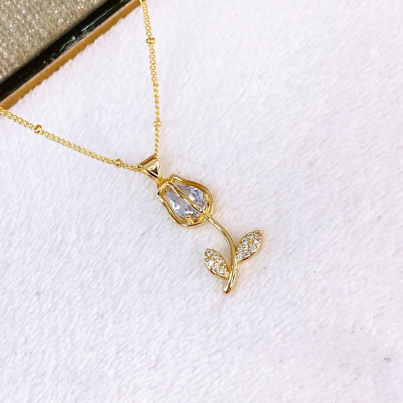 Collar de Chapa de Oro CC2512-1