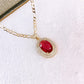 Collar largo de Chapa de Oro CC2511-4