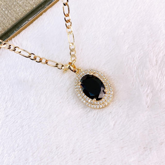 Collar largo de Chapa de Oro CC2511-3