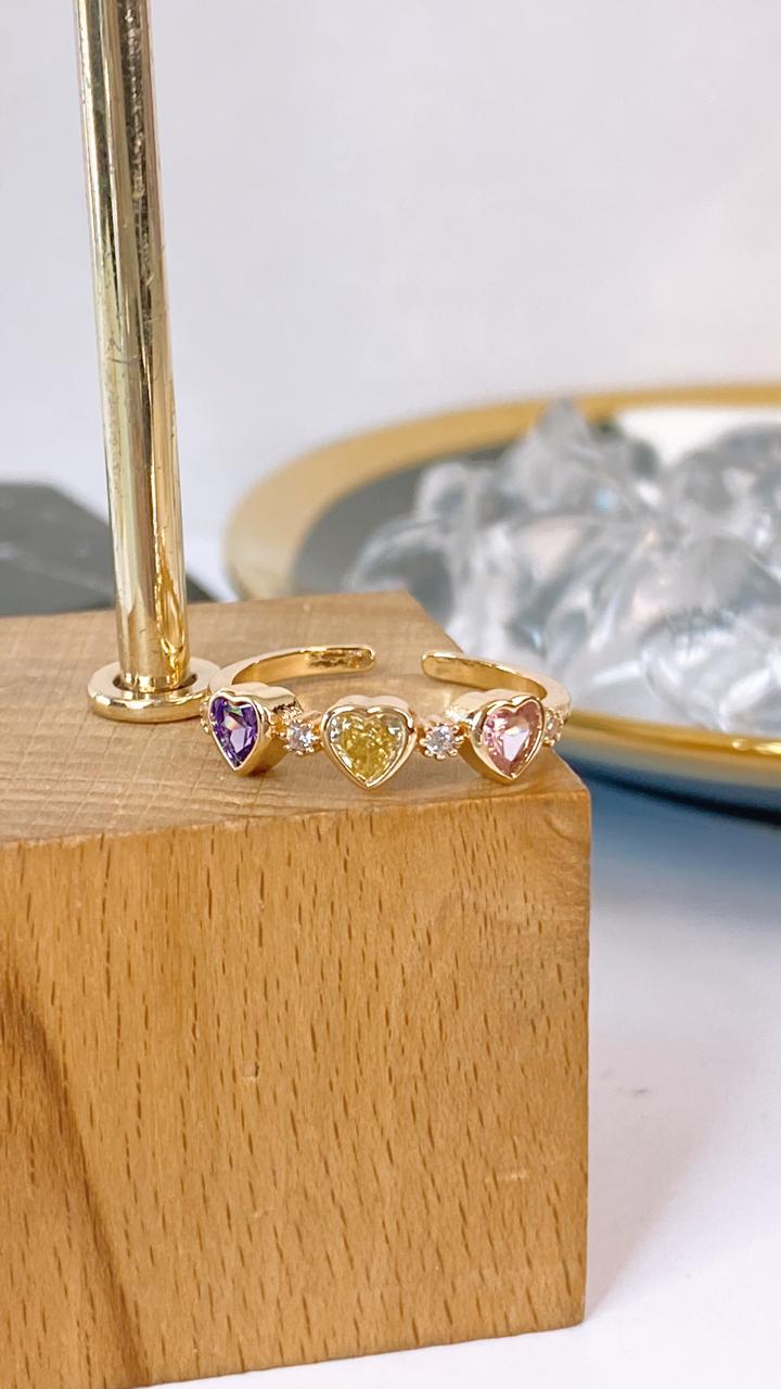 Anillo de Chapa de Oro Ajustable ACO1699-1