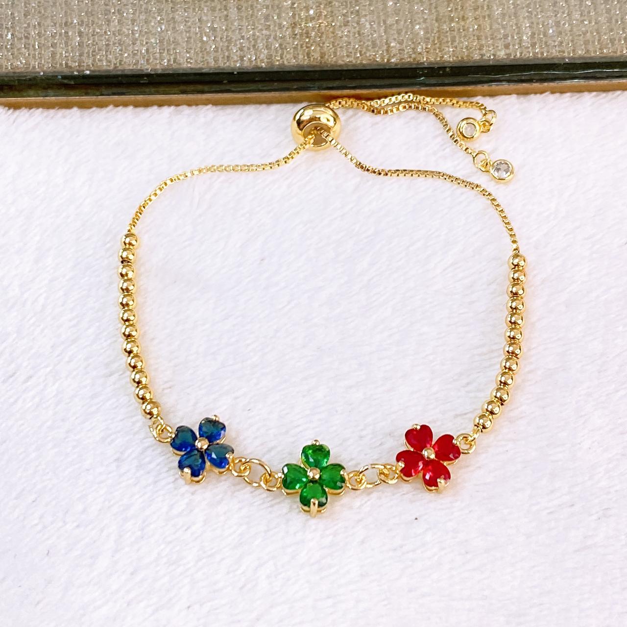 Pulsera de Chapa de Oro COP1889-2