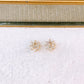 Arete de Chapa de Oro COA2789-1