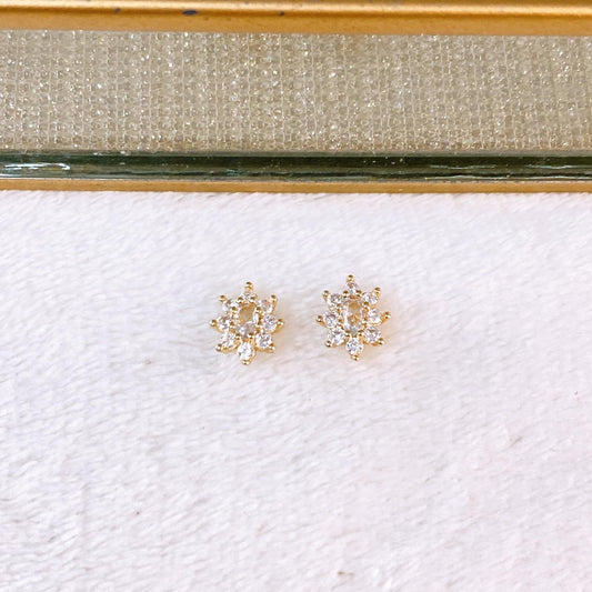 Arete de Chapa de Oro COA2789-1