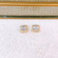 Arete de Chapa de Oro COA2803-1