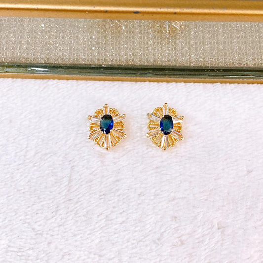 Arete de Chapa de Oro COA2787-4