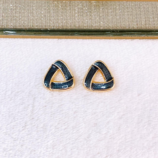 Arete de Chapa de Oro COA2792-1