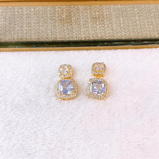 Arete de Chapa de Oro COA2811-1