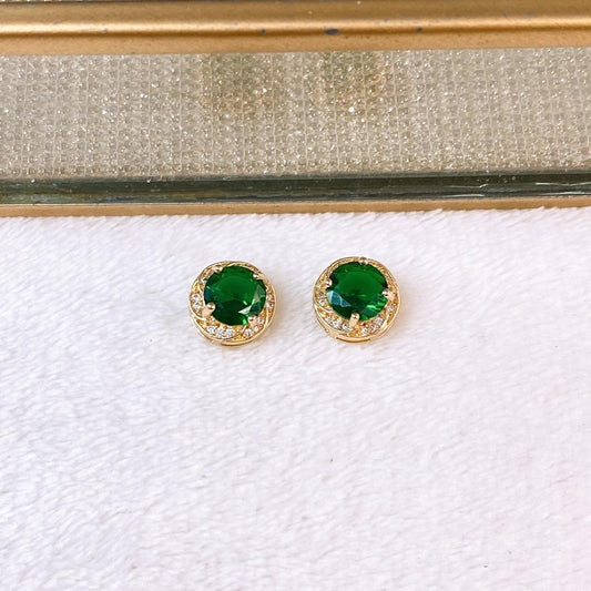 Arete de Chapa de Oro COA2804-2