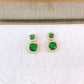 Arete de Chapa de Oro COA2811-2