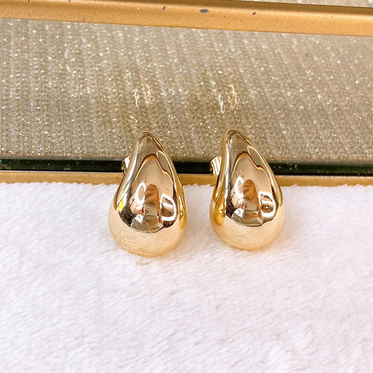 Arete de Chapa de Oro COA2816-1