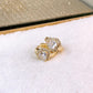 Arete de Chapa de Oro COA2806-1