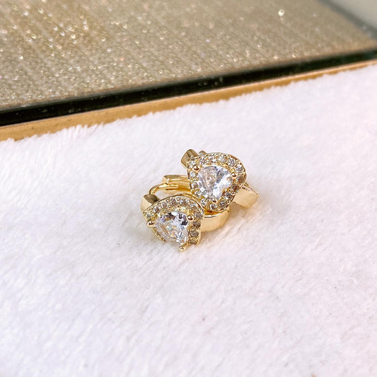 Arete de Chapa de Oro COA2806-1