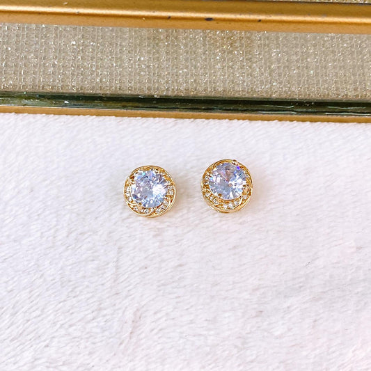 Arete de Chapa de Oro COA2804-1