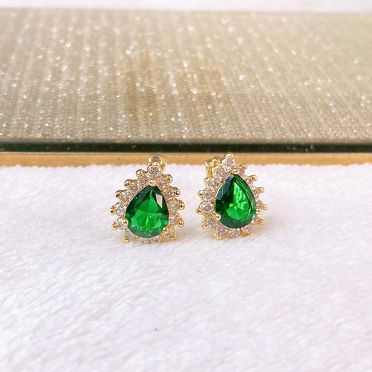 Arete de Chapa de Oro COA2807-3