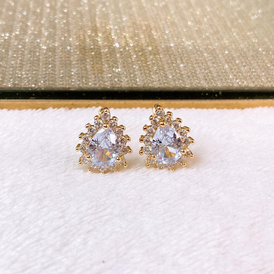 Arete de Chapa de Oro COA2807-5