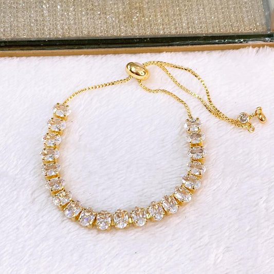 Pulsera de Chapa de Oro COP1891-1