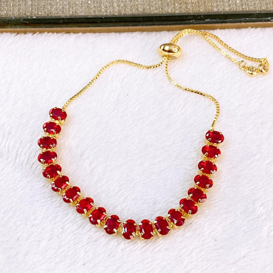 Pulsera de Chapa de Oro COP1892-1