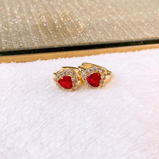 Arete de Chapa de Oro COA2806-2